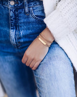 **NEW** - Always With You - Inside Engraved - 14k Gold Plated Cuban Link