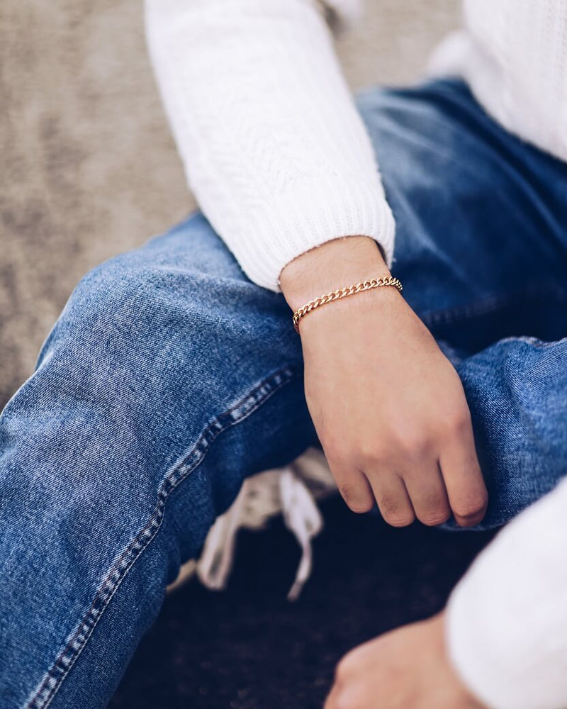 **NEW** - AWY - 14k Gold Plated Cuban Link - Always With You